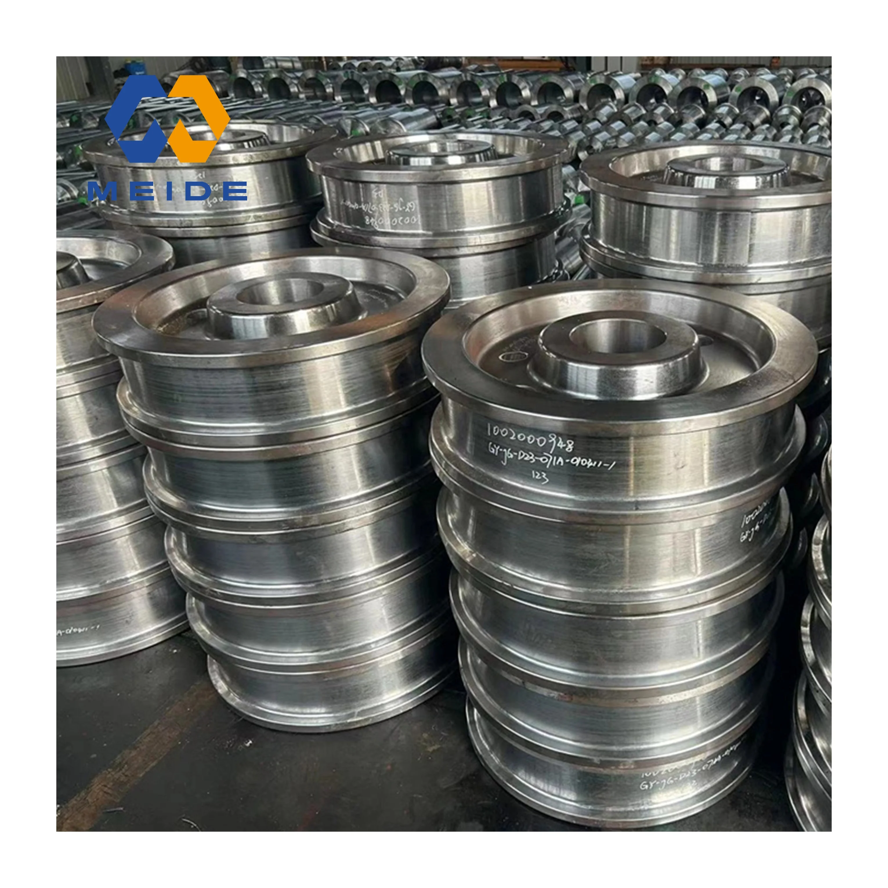3 Piece Forged Custom Wheel ANSI Single Flange Forged Crane Wheel for Machinery Manufacturing Industry