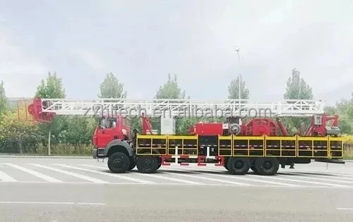 RG API Standard Oil Field Oil and Gas Well Bore Hole Truck Mounted Mobile ZJ30 750hp Drilling Rig and Workover Rig Max Diesel