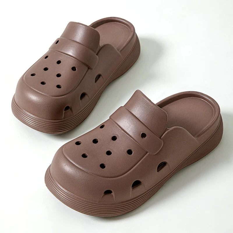 New Summer Classic Men And Women Sandals Thick Sole Anti Slip Hole Shoes Beach Shoes Eva Casual Clogs