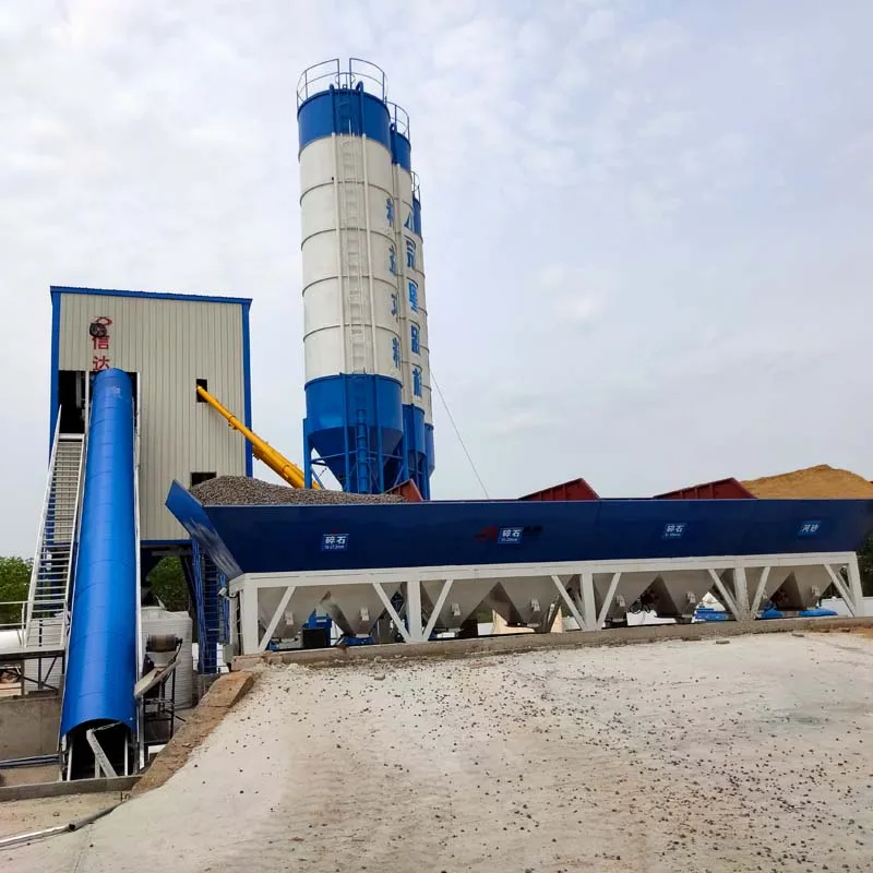 Stationary concrete mixing equipment concrete mixer cement mixing plant concrete products plant layout