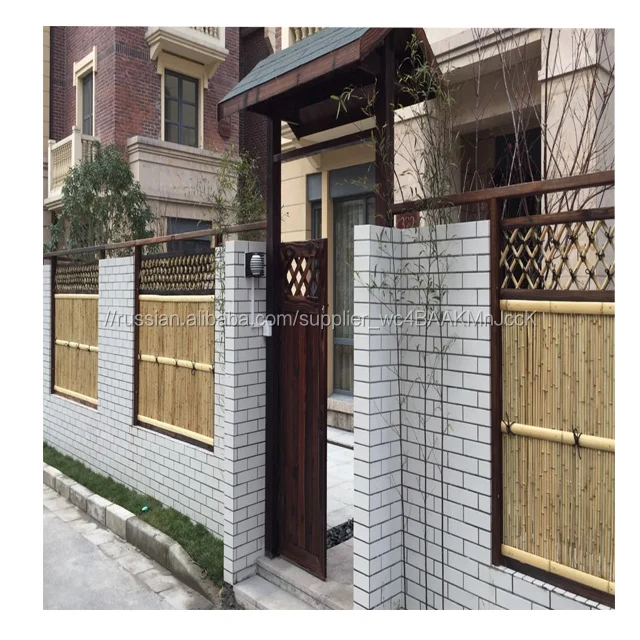 Бамбуковый забор бамбук садовая панель домашний разделитель