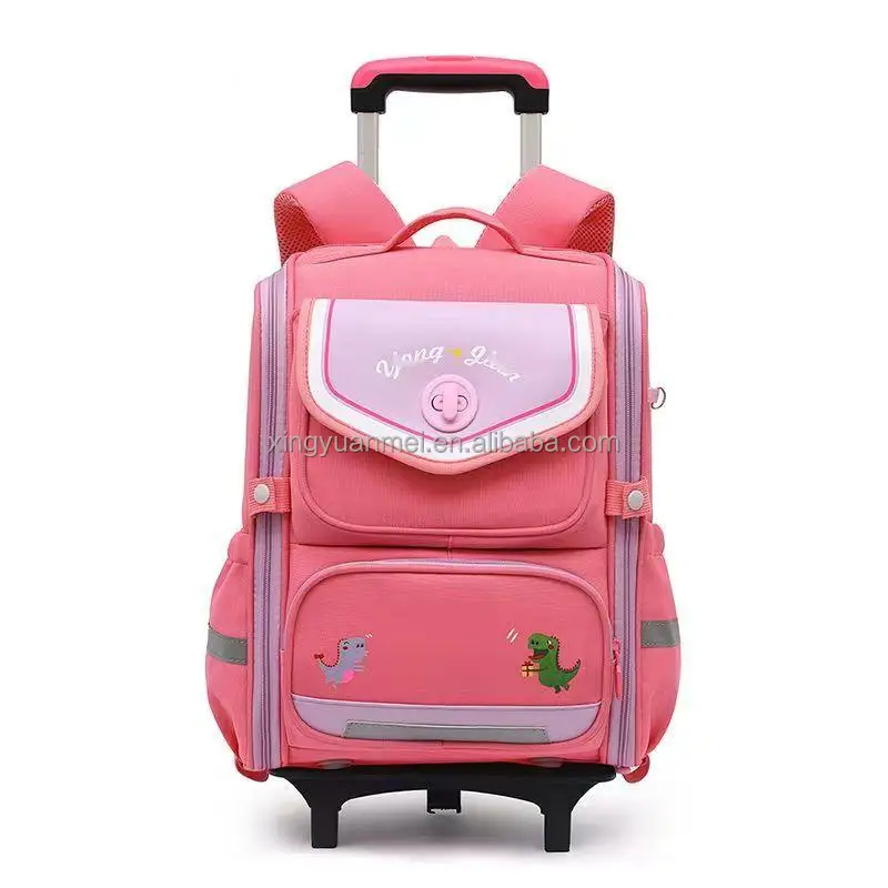 New style ultra lightweight primary school student backpack for reducing burden and protecting spine climbing stairs