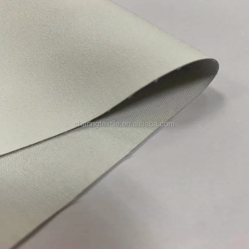 140CM-280CM Anti UV Fire Retardant Poly Cotton Flocking Blackout Lining Fabric for Curtain and Drape Lining