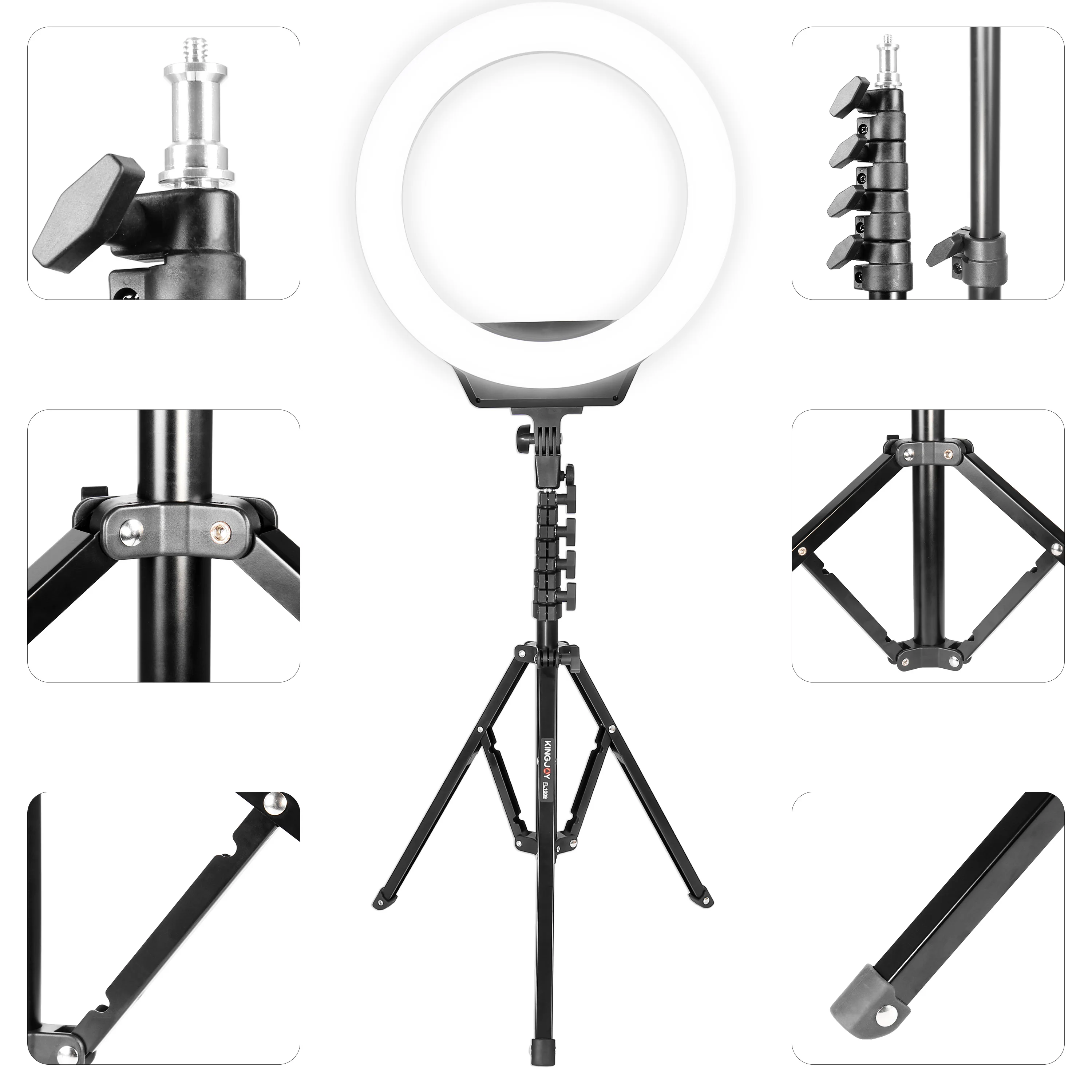 Kingjoy Photography Tripod Light Stand for Photo Studio Reflector Softbox Light Umbrella Background Video Lighting Studio Kits