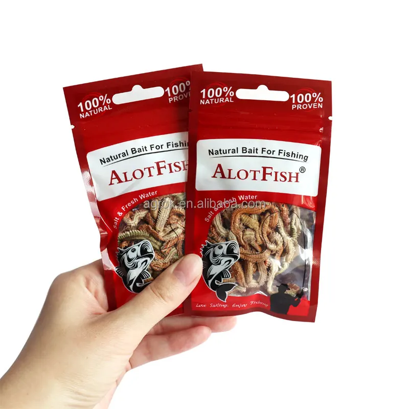 Dry Lugworm fishing bait real worm