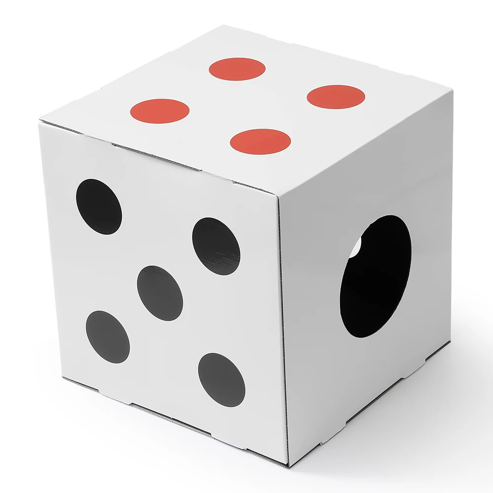 New arrival condo cat cardboard house indoor cat house paper cat house