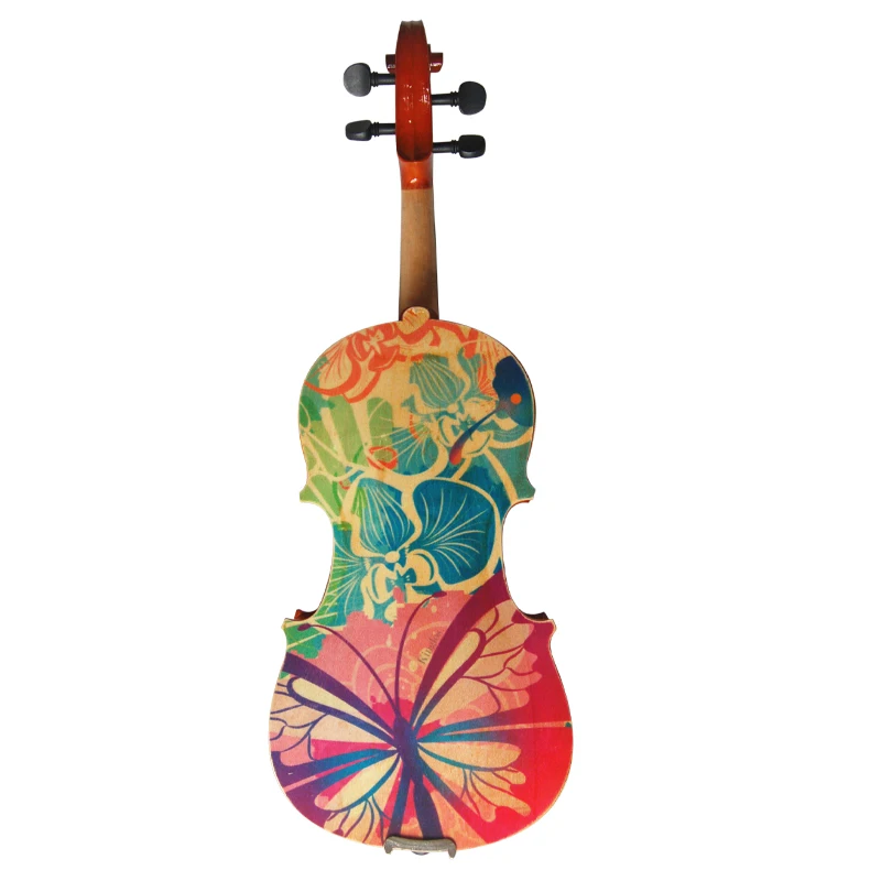 Kinglos design colorful student stand  bow horse hair factory price  4/4 for sales violin