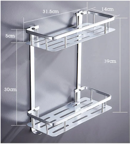 Triangle Bathroom Wall Rack Stainless Steel Bathroom Corner Towel Rack