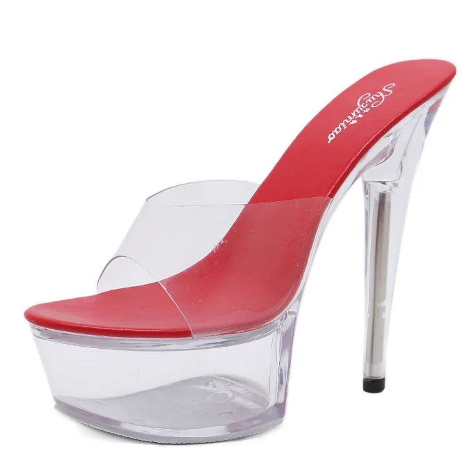 Wholesale Design 15-18cm women high heel sandals ladies party shoes