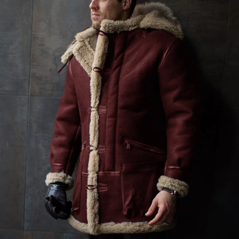 Liu Ming Winter Men Casual New Warm Thick Parka Fashion Plus Size Windproof Outerwear Plus Size Fur Jacket Coats
