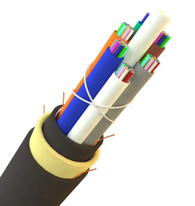 outdoor self-supporting 96 core fiber optic cable 96 core adss cable fiber optic equipment