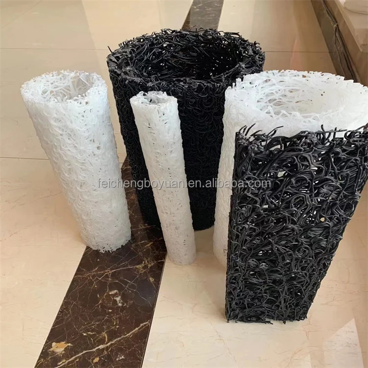 Plastic blind ditch geocomposite drainage cell earthwork products