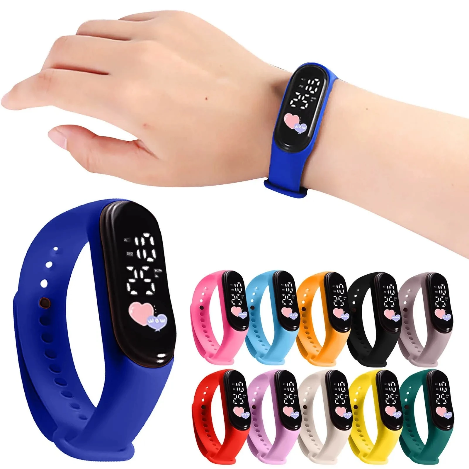 Children Watch Birthday Gift For Child Boy Girl Smart LED Digital Cartoon Kids Watch Waterproof Bracelet Wristwatch