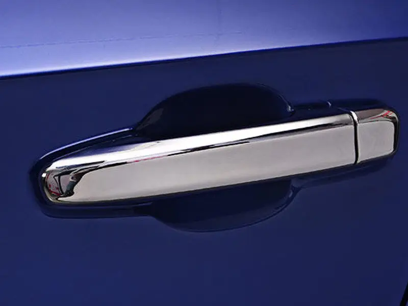 Auto 4 DOOR Chrome ABS HANDLE COVERS without Passenger Keyhole