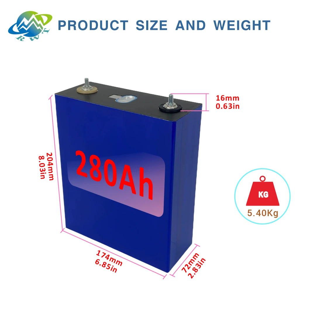 RWT Low price 3.2v 135Ah 310ah CATL Battery LiFePO4 Cells 3.2V 310Ah Lithium ion Battery 3.2v CATL with Factory wholesale 280Ah