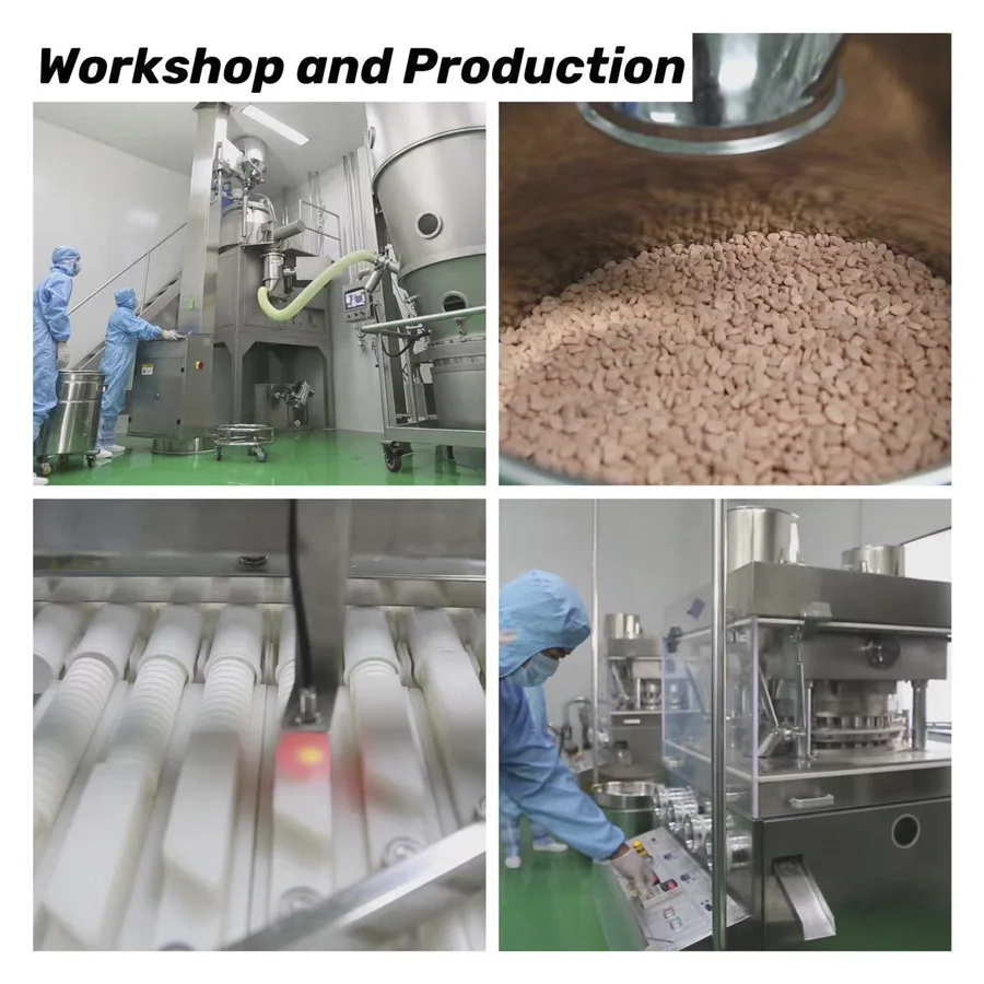 GMP Factory Weight Gain Supplements Women Men Weight Gain Chewable Tablets Boost Appetite Fast Gain Weight Pills OEM ODM