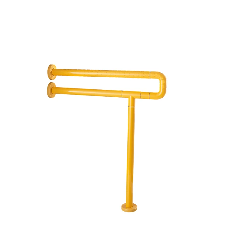 Оптовая продажа с завода желтый U-образный подлокотник одним полом ручка для