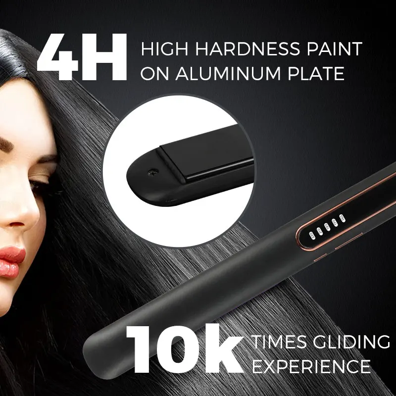 Hair Straightener Custom Logo Irons Professional Nano Titanium Pro Flat Iron Wholesale Private Label Flat Iron