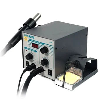 QUICK706w + паяльник 2 в 1 с горячим воздухом и паяльной станцией