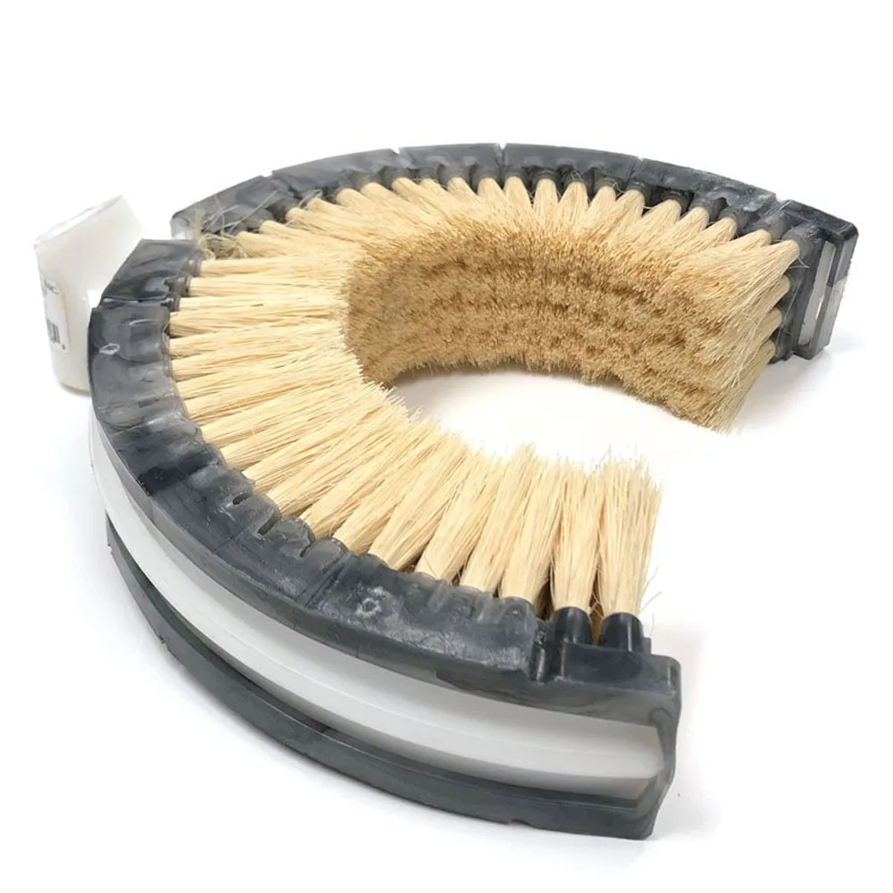 Telescopic Truck Exhaust Stack Brush with Medium Stiff Natural Tampico Fibers