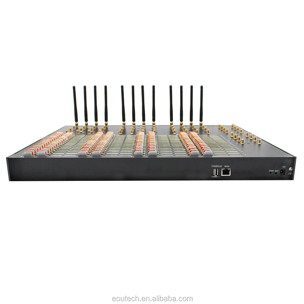 Fast Speed 4G LTE  Modem GSM Gateway 64 GSM Modem With SIM Card Slot SMS MMS device