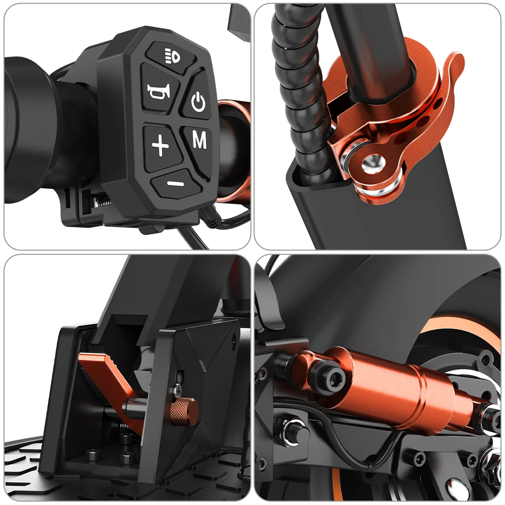 UK US EU Warehouse 48V 800W Electric Scooter 3-5 Days Delivery iENYRID M4PRO S+ Adult Off-Road Electric Scooter with Seat