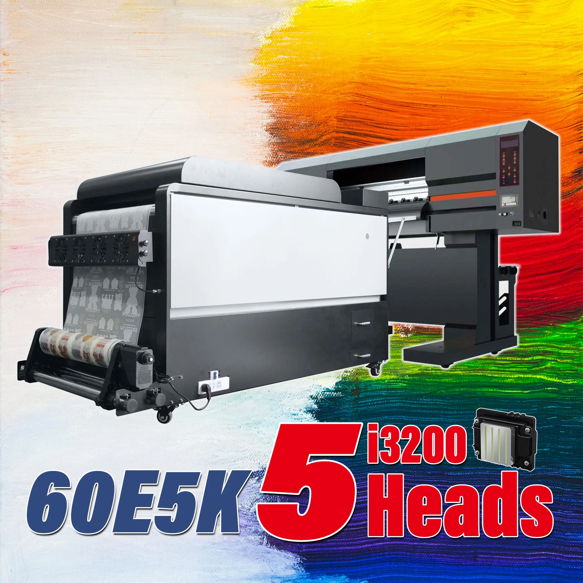 Automatic 2 In1 Sublimation I3200 A1 Dtf Printer Head Drucker Film A1 Dtf Printing Film For T Shirt Dtf Printing