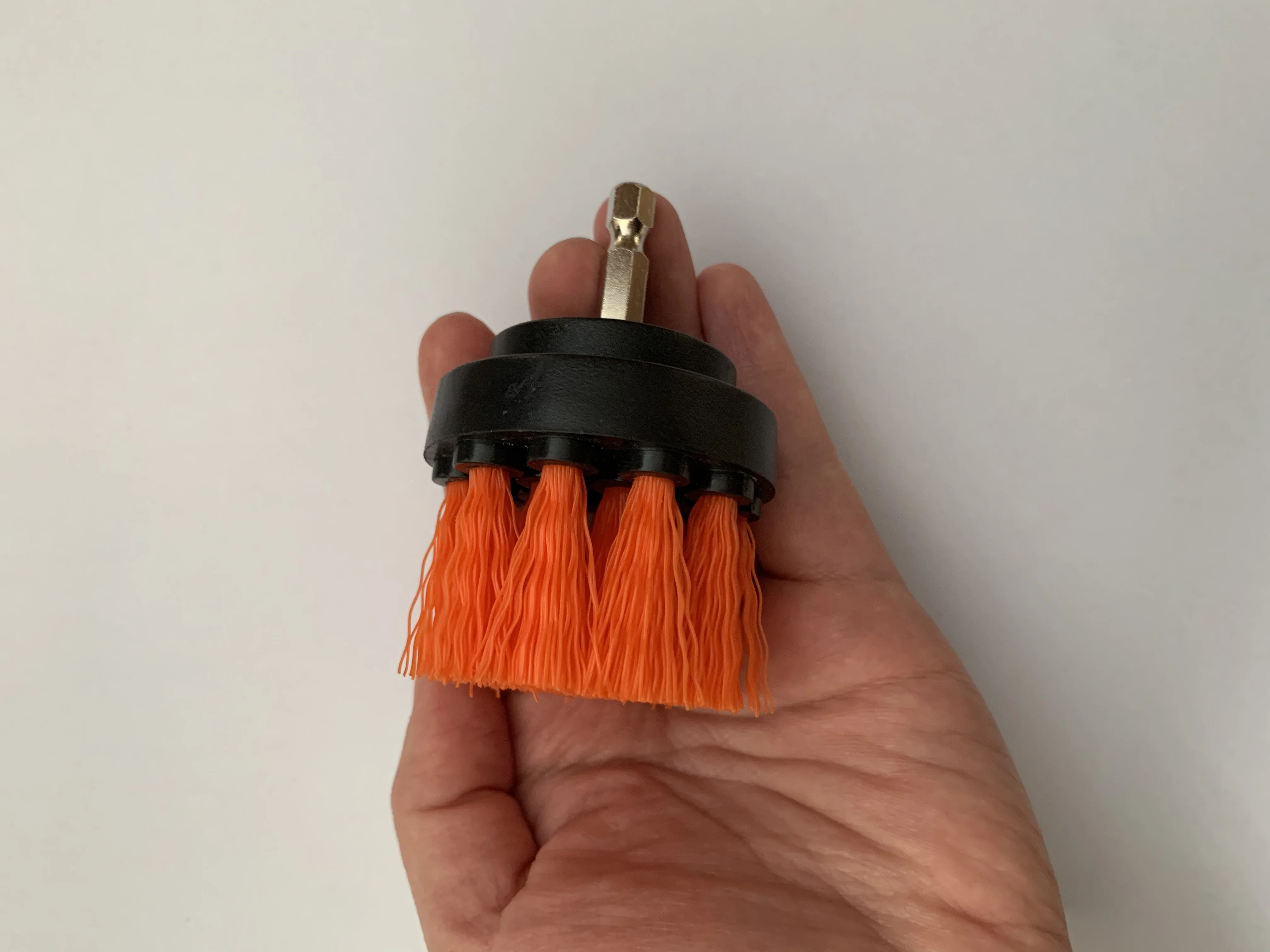 Оптовая торговля прочный нейлон Чистящая электрическая дрель щетка для ванной комнаты