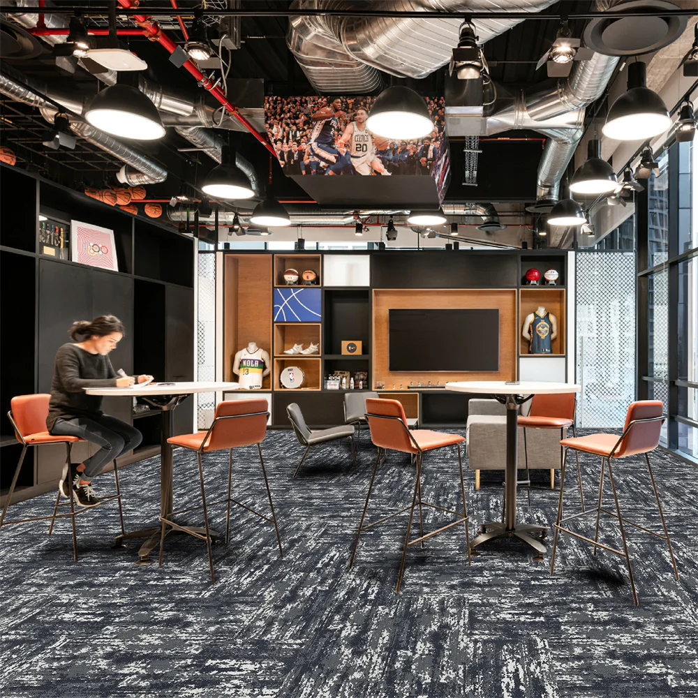 Hot Selling Commercial Office Bedroom Polypropylene Material Luxury Carpet Tile