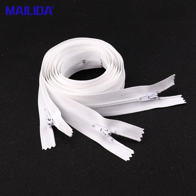 
Nylon Zippers for Suits White 3# 5# 7# 