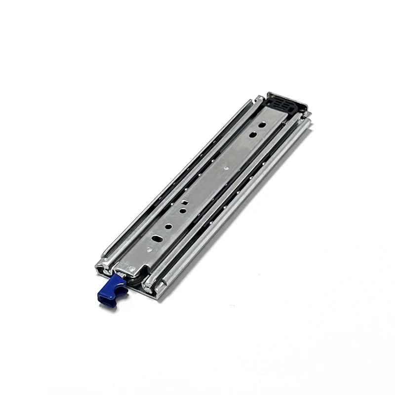 CS2076LK  Industrial Heavy Duty Three Sections Lock-in and Lock-out Ball Bearing Slide Rail for Industry