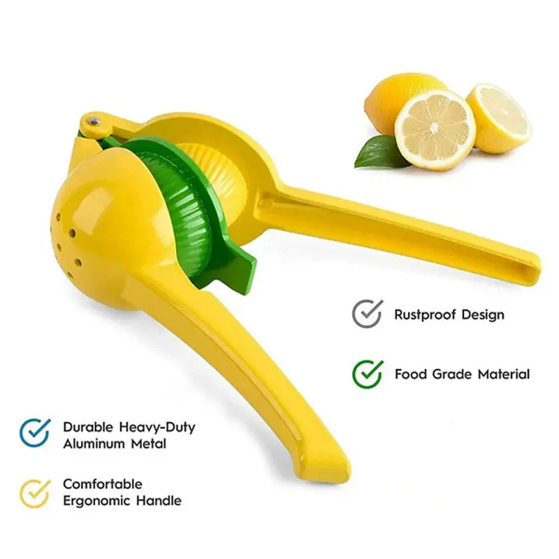 Dropshipping Europe Lime Squeezer & 2-In-1 Lemon Squeezer Easy To Use Manual Juicer Hand Press Extracts Juices