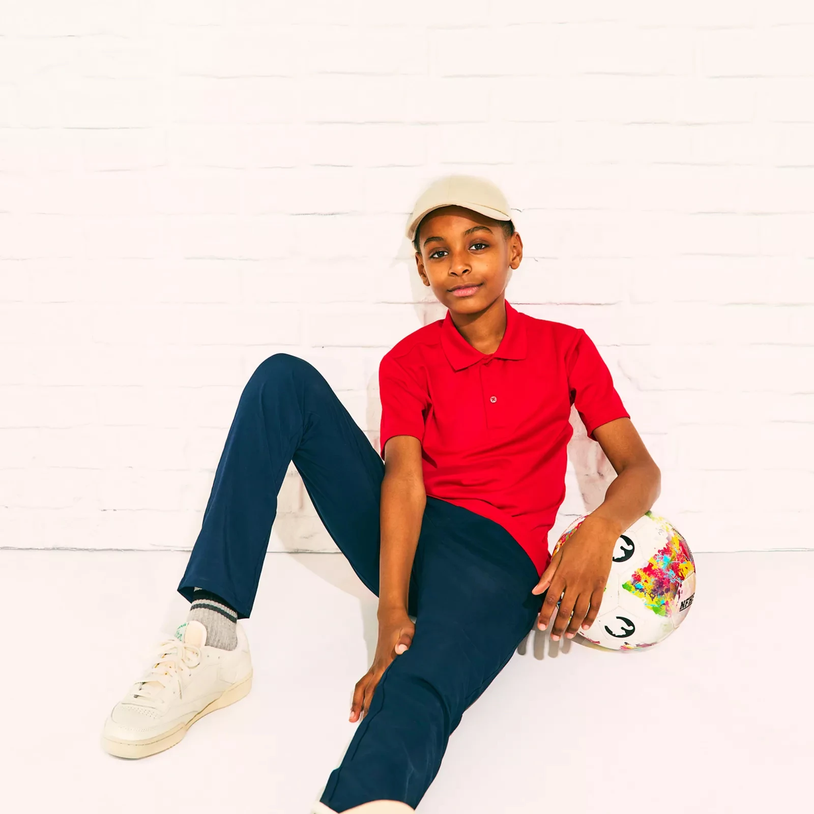 180 Grams 100% Cotton Plain Soft Custom School T Shirt Polo Neck Knitted Kids Polo T-Shirt Printed For Children