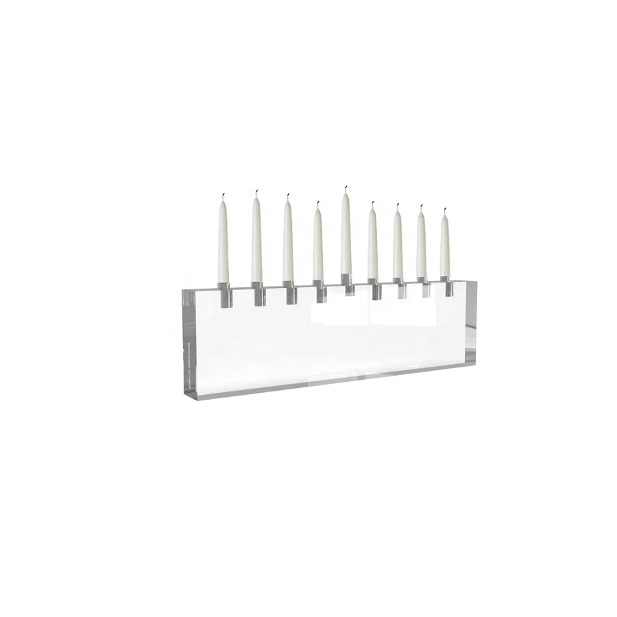 Lucite Acrylic Menorah for Jewish