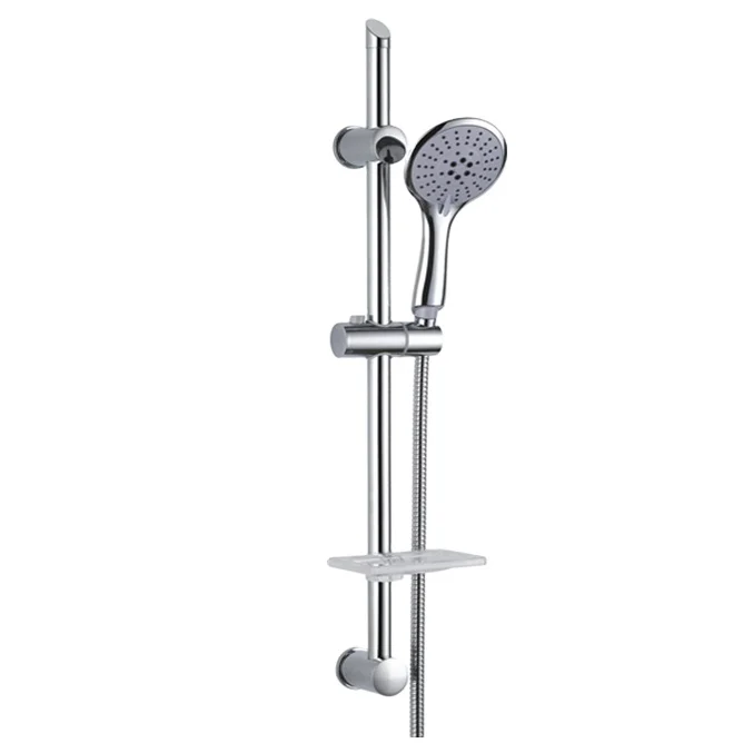 TM-1045 bathroom shower accessories 5 jet hand shower stainless steel sliding rail shower set