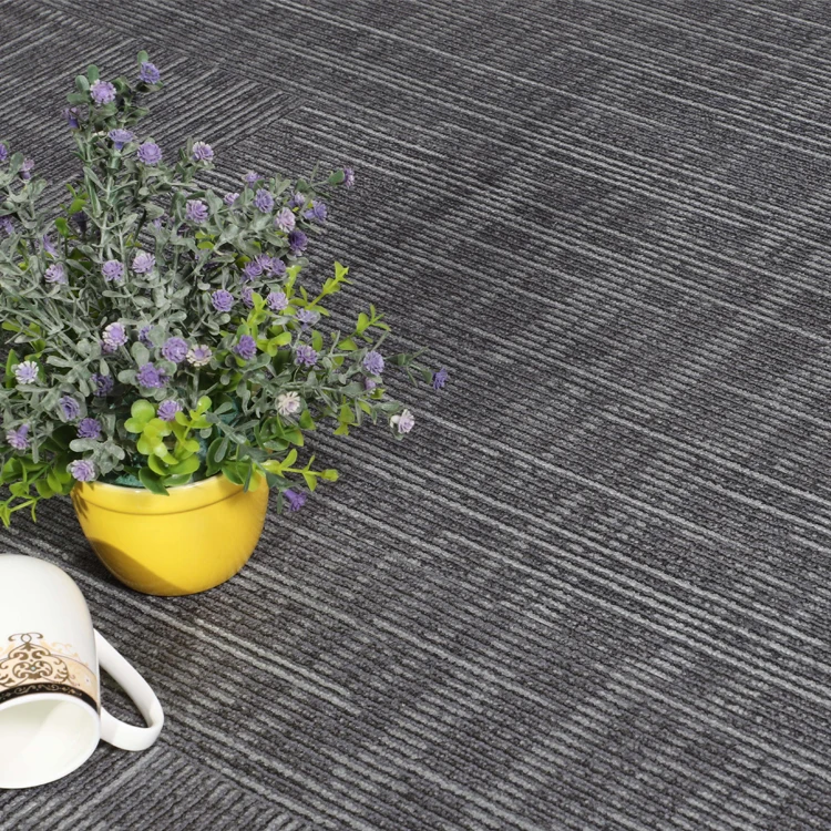 Anti-Static Elevator Fireproof Plastic Interlocking Floor Tiles Pvc Garage Carpet Lvt Click 5MM Vinyl Floor