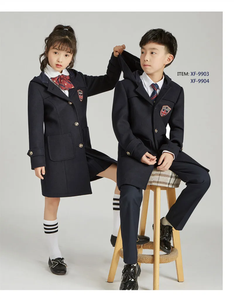 School uniform suit and pants skirt patterns in Guangzhou
