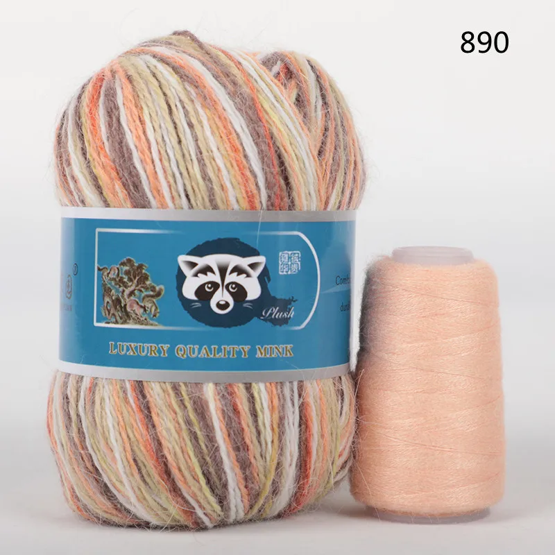 Manufacture good quality mink fur yarn mink yarn wool