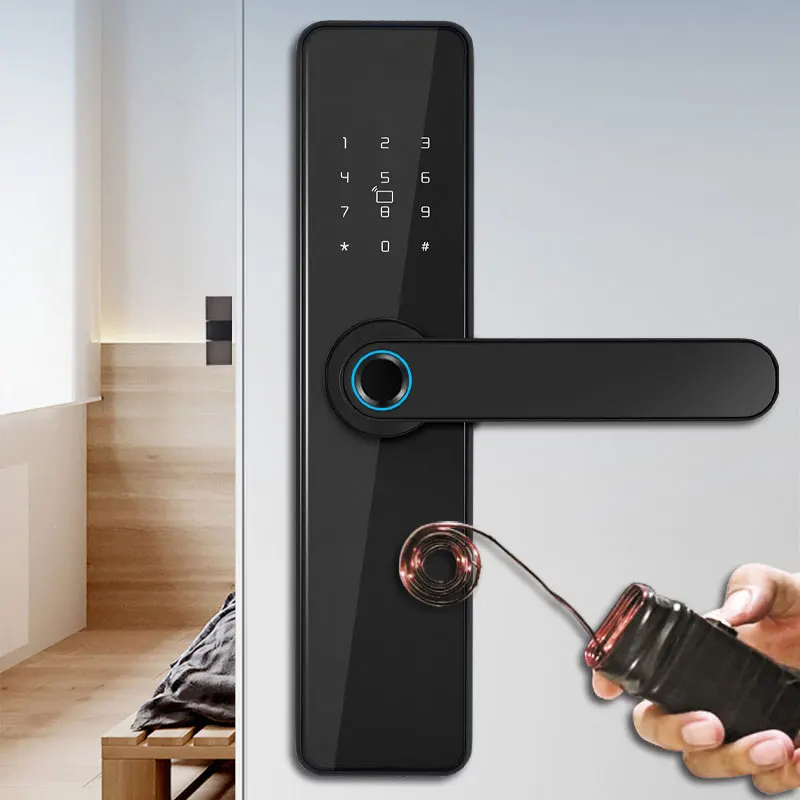 Home electronics finger print glass door lock security locks cerraduras fingerprint sliding door lock cerradura inteligente