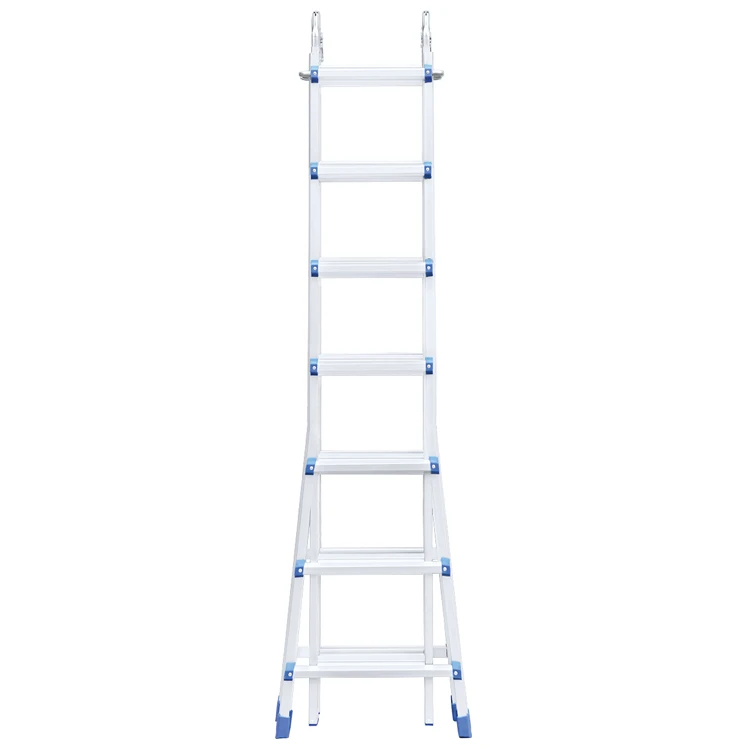 High quality 3-7 steps aluminium folding stairs durable multi-functional telescopic ladder
