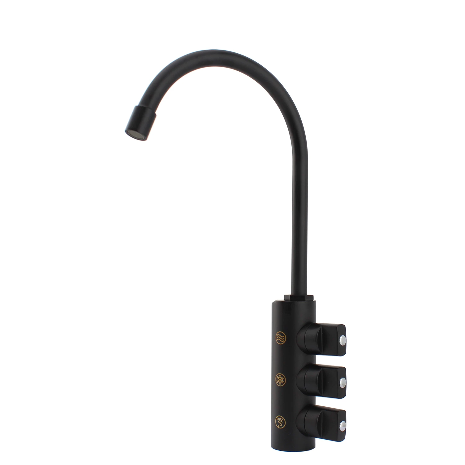 3 Way Soda Water Filter Tap Alkaline Water Still Chiller 3-in-1 Kitchen Sink Mixer Tap