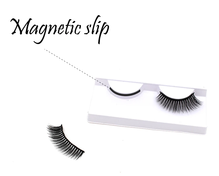 
Waterproof magnetic eyeliner eyelashes faux mink magnetic eyeliner lashes 