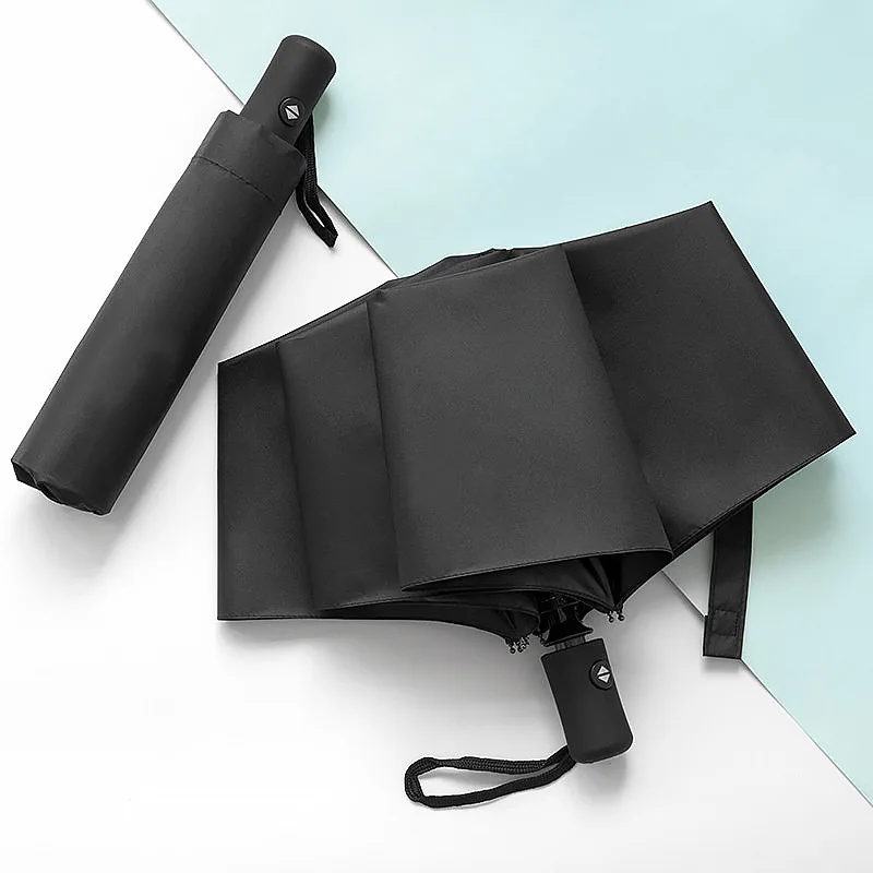 OK Зонтик Изготовленный На Заказ Печать Полный автомат Amazon рекламные УФ Водонепроницаемый 3 сложенный зонтик для отеля банка