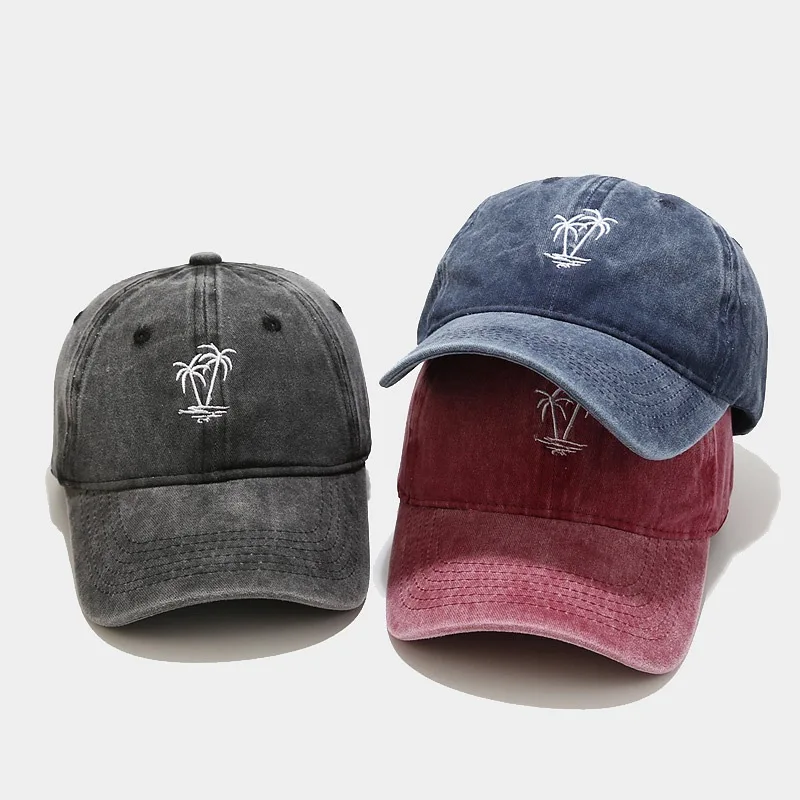 Adult blank unisex sports hats new designed vintage leather brim baseball hat dad cap