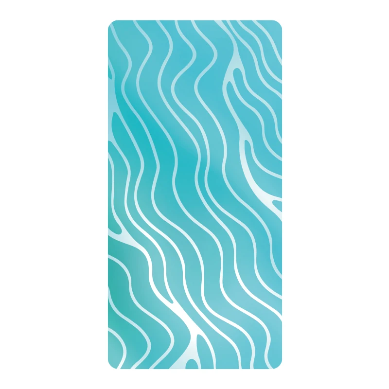 New Design Rpet Suede Waffle Microfiber Beach Towel With Digital Printing Velour Cotton Beach Towel Custom Logo