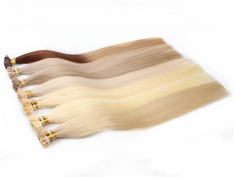 Dark Color U Tip Curly Hair Extention Cuticle Virgin Remy Fusion Extensions Human Hair With Black Women