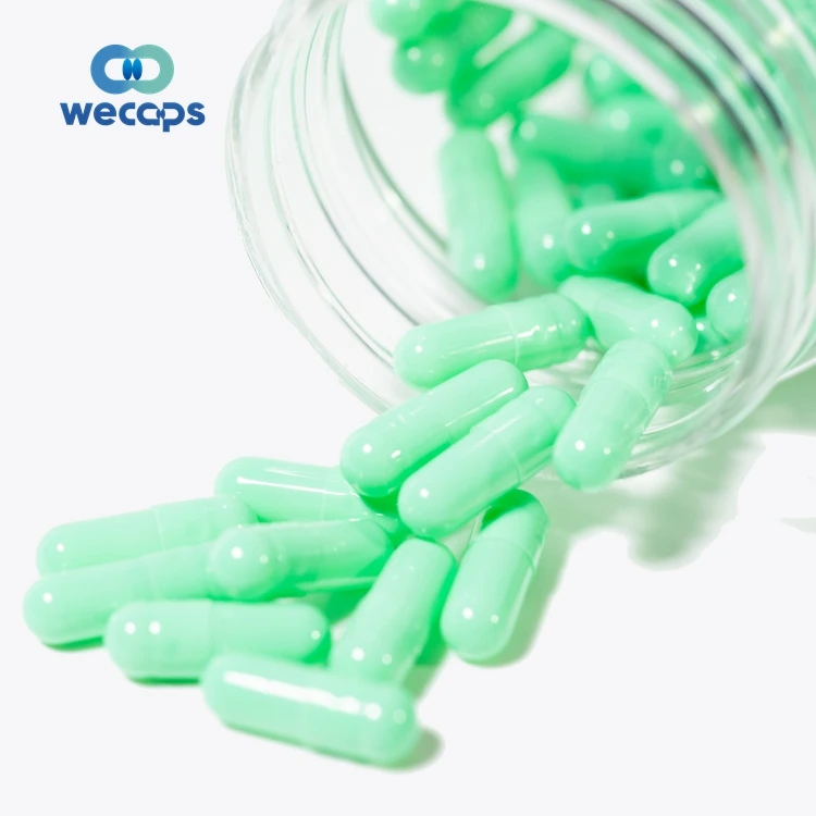 Wecaps медицинские желатиновые костные капсулы размером 2 # разделенные пустые бычий твердый желатин