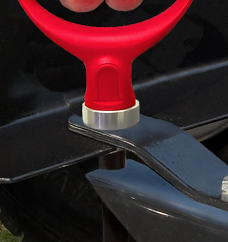 Customized carbon steel Auto-Locking Magnetic Hitch Pin  Strong Heavy Duty Magnet Trailer Gate Pin for Mowers  Lawn Tractors