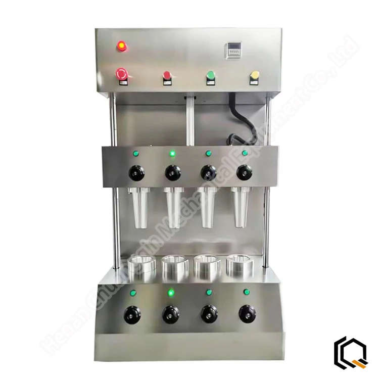 Oven Pizza Cone Commercial Flour Tortilla Making Machine Best Price Snack Food Pizza Cone Making Machine