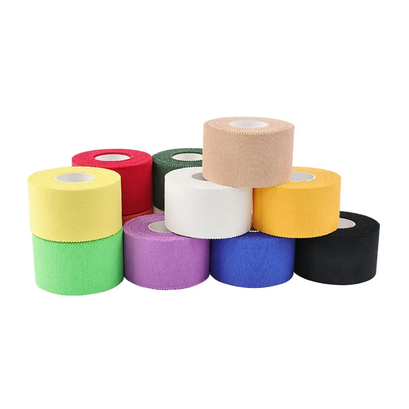 White Bulk Elastic Athletic Tape Ankle Wrist Injury Taping Protect and Prevent Injuries Sports Tape